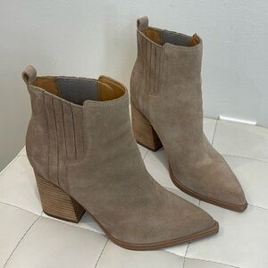 Marc Fisher Suede Booties size 7